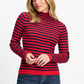 PULLOVER - Riley Striped Rouge Blue