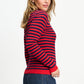 PULLOVER - Riley Striped Rouge Blue