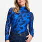 TURTLENECK - Romi Mesh Animal Eternal Blue
