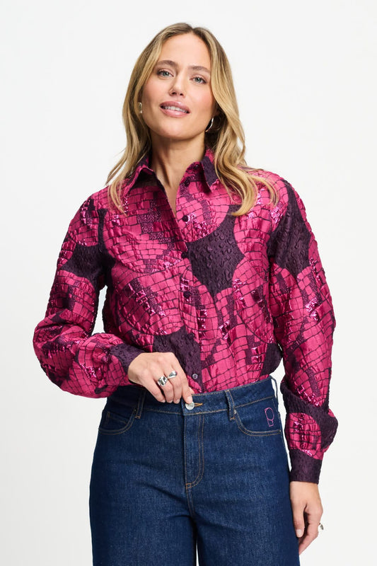 BLUSE - Jade Disco Dots
