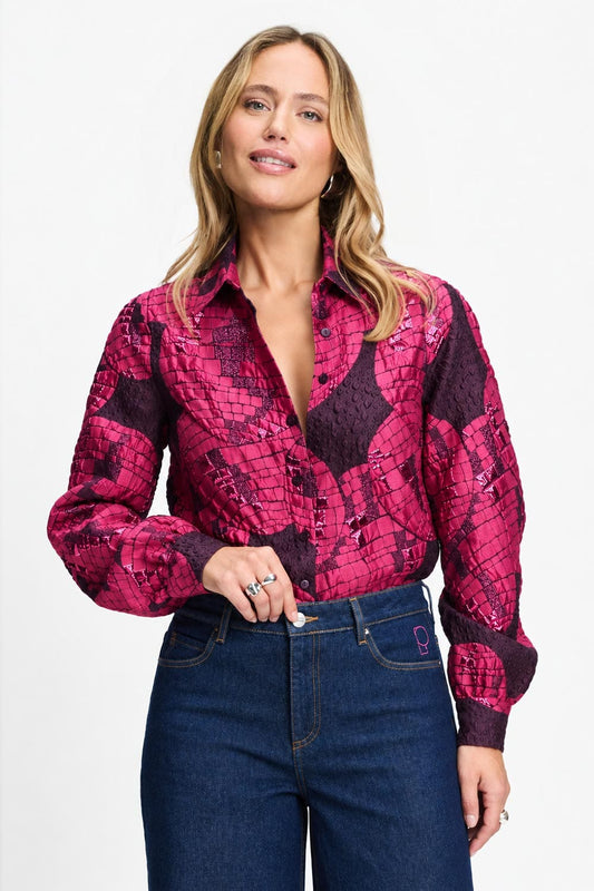 BLUSE - Jade Disco Dots