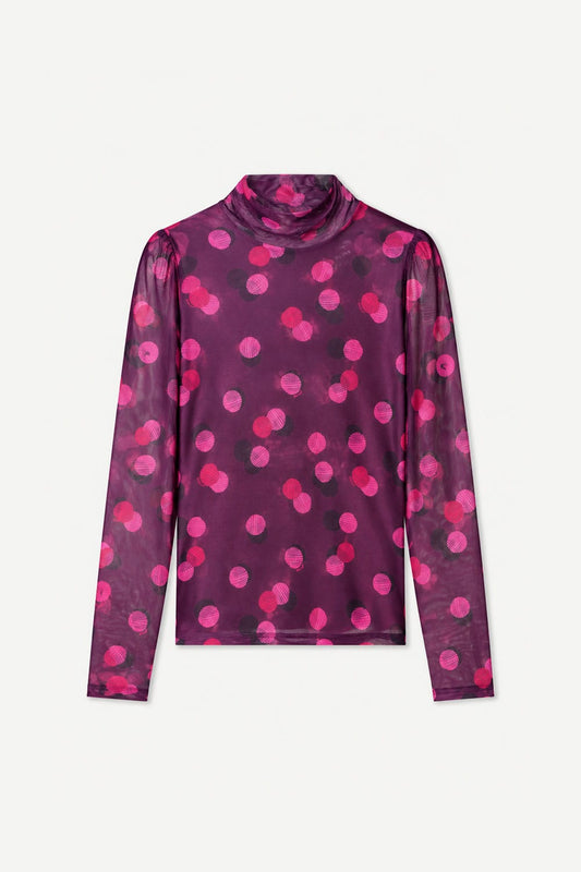 TURTLENECK - Romi Mesh Disco Dots