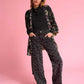 KIMONO - Flower Blaze Anthracite